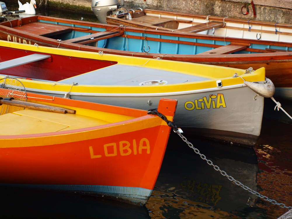 Boote im Hafen am Gardasee